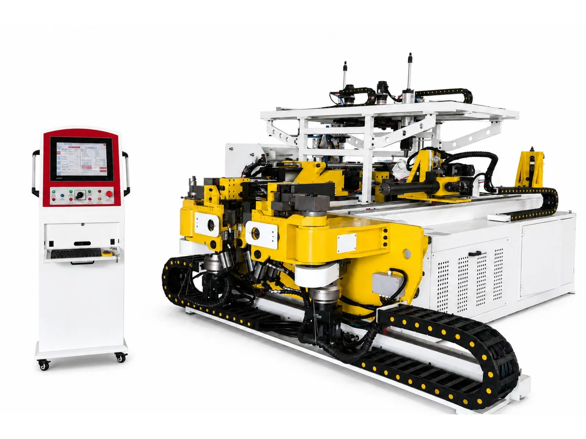 Representative automated tube processing line — example configuration