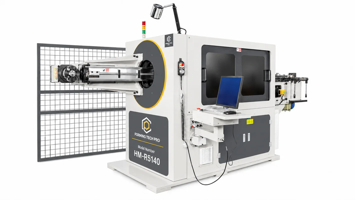HM-R580 3D CNC wire bending machine — Forming Tech Pro